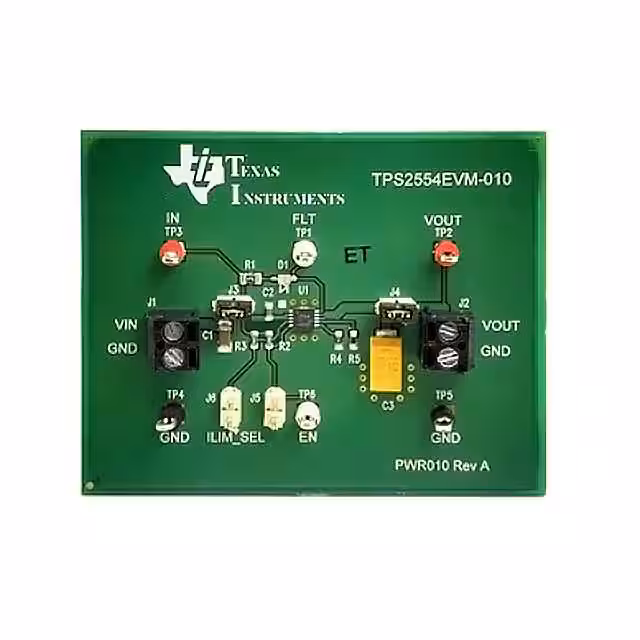 TPS2554EVM-010 Texas Instruments  Cartes et kits d'évaluation et de démonstration